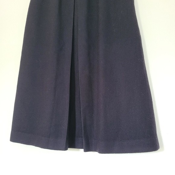 Vintage Woolrich Women's 100% Wool Knee Length Skirt Size 8 Deep Purple - Picture 4 of 11